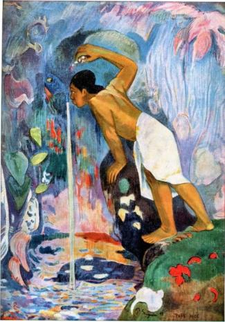 "Geheimnisvolle Quelle" von Paul Gauguin