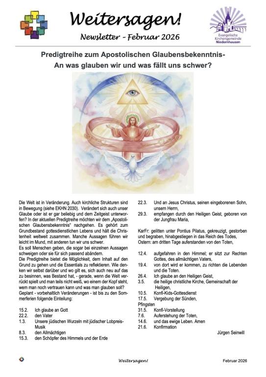 Weitersagen! Februar 2026