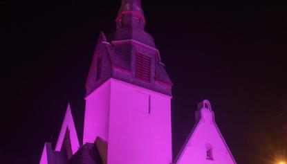 Die Christuskirche farblich in Szene gesetzt 2017