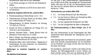 Weitersagen! Februar 2020