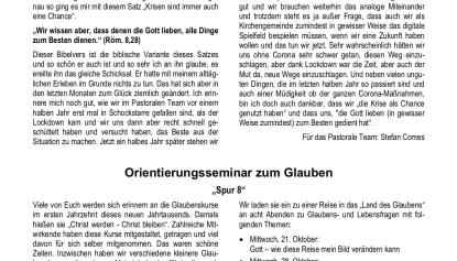 Weitersagen! Sonderausgabe September 2020