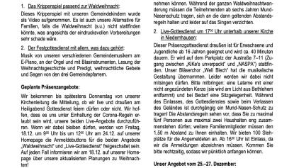 Weitersagen! Dezember 2020