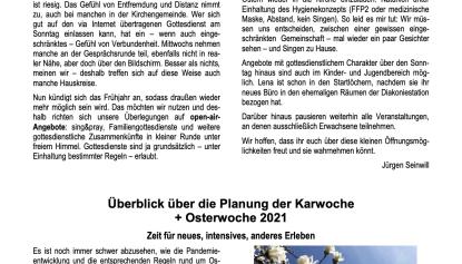 Weitersagen März 2021