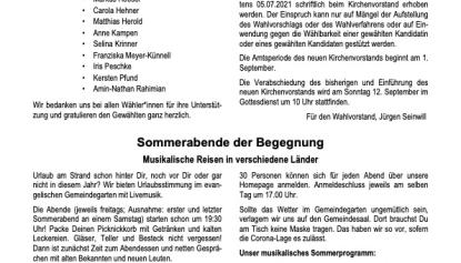 Weitersagen! Juli 2021