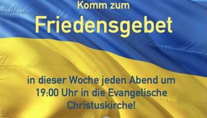 Friedensgebet Christuskirche Niedernhausen