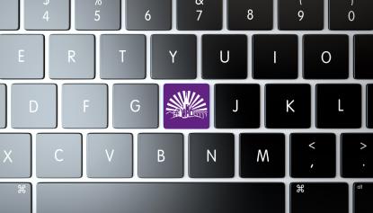 Tastatur mit Logo
