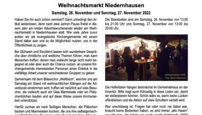 Weitersagen! November 2022