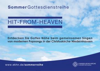 Sommer-Gottesdienstreihe 2019 Sommer-Gottesdienstreihe 2019