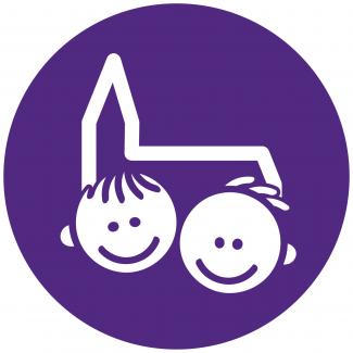 Symbol Kindergottesdienst violett als JPG Symbol Kindergottesdienst violett als JPG
