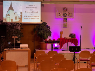 Gottesdienst im Gemeindehaus