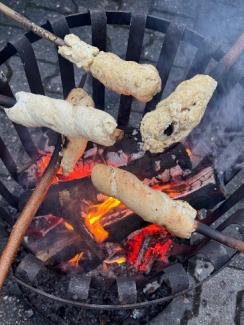 Stockbrot Weihnachtsmarkt