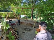 Neue Schaukel Aufbau