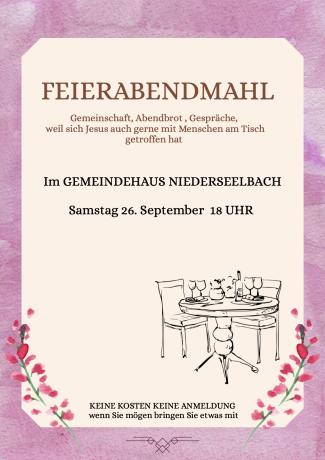 Feierabendmahl Niederseelbach