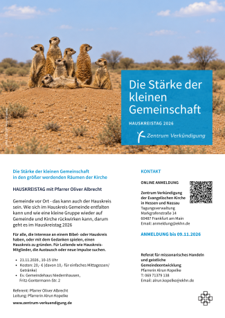 Hauskreistag 2026 Flyer
