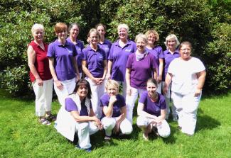 Gruppenbild der Mitarbeiter 2017