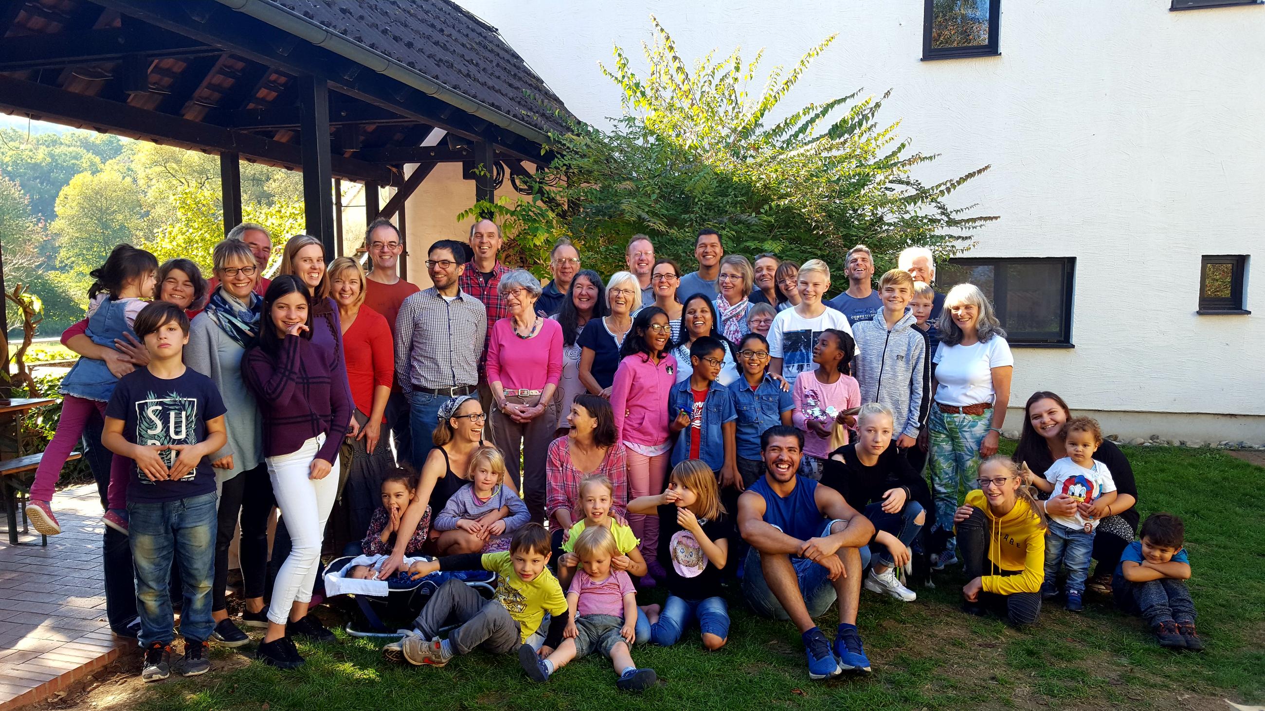Gruppenbild Gemeindefreizeit Gnadenthal 2018 Gemeinsames Abschlussfoto