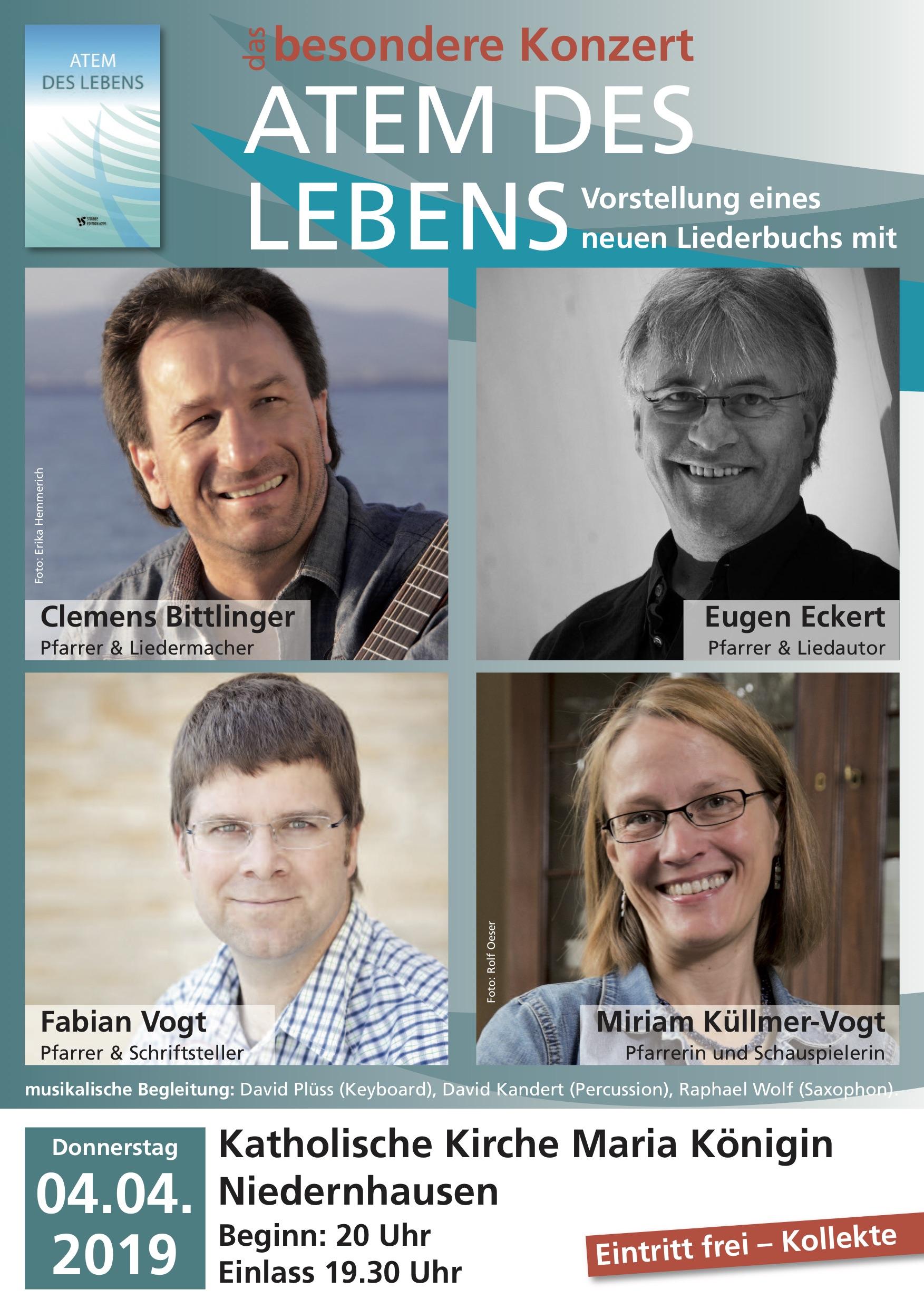 Atem des Lebens - das besondere Konzert Atem des Lebens - das besondere Konzert