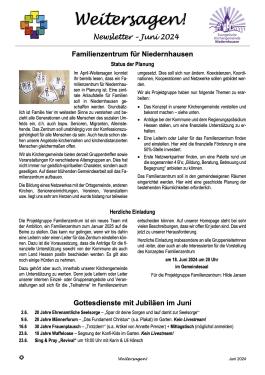 Weitersagen! Juni 2024