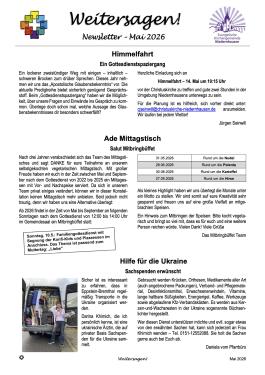 Weitersagen! Mai 2026